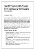 ATI RN GRIEF AND LOSS PRACTICE EXAM &NewLine;&lbrack;QUESTION 1-200&rsqb; AND ANSWERS UPDATED &NewLine;2026&sol;2027 &vert; ORIGINAL PRACTICE QUESTIONS&vert; &NewLine;DETAILED RATIONALES &ndash; RN-LEVEL EXAM PREPARATION &NewLine;