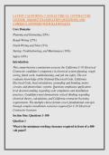 LATEST CALIFORNIA C-10 ELECTRICAL CONTRACTOR &NewLine;LICENSE  2026&sol;2027 EXAMINATION QUESTIONS AND &NewLine;CORRECT ANSWERS WITH RATIONALES