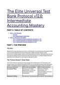 2026&sol;2027 S-Tier Intermediate Accounting Test Bank&colon; IFRS vs ASPE Mastery &lpar;Complex Q&A &plus; Rationale&rpar;