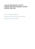 AANP FNP Certification Exam Test Review 2026&sol;2027