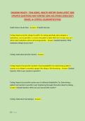 SHADOW HEALTH - TINA JONES&comma; HEALTH HISTORY EXAM LATEST 2026 &NewLine;UPDATED QUESTIONS AND VERIFIED 100&percnt; SOLUTIONS &lpar;2026&sol;2027&rpar; &NewLine;GRADE&colon; A&plus;&vert;STATUS&colon; GUARANTEED PASS 