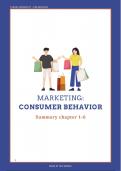 Tilburg University PM Marketing Management - summary chapter 1-6 Consumer Behavior