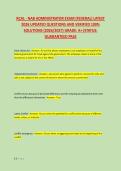 RCAL - NAB ADMINISTRATOR EXAM &lpar;FEDERAL&rpar; LATEST &NewLine;2026 UPDATED QUESTIONS AND VERIFIED 100&percnt; &NewLine;SOLUTIONS &lpar;2026&sol;2027&rpar; GRADE&colon; A&plus;&vert;STATUS&colon; &NewLine;GUARANTEED PASS