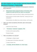 ALU 201 Chapter 14 Non-Cardiac Vascular Disease 2026 &vert; Questions & Answers &vert; Study Guide