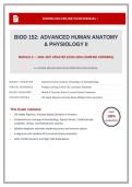BIOD 152 ADVANCED HUMAN ANATOMY & PHYSIOLOGY II MODULE II &mdash; 2026&ndash;2027 UPDATED EXAM 100- &lpar;VERIFIED ANSWERS&rpar;&period;pdf&NewLine;&NewLine;