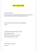 NYC FLSD Test &vert; Fire Life Safety Director Exam Questions & Study Guide