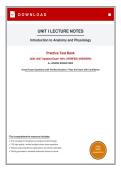 Introduction to Anatomy and Physiology Practice Test Bank 2026&ndash;2027 Updated Exam 100- &lpar;VERIFIED ANSWERS&rpar;&period;pdf&NewLine;&NewLine;