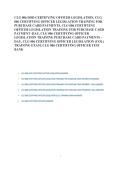 CLG 006 DOD Certifying Officer Legislation &vert; Study Guide&comma; Practice Questions & Exam Review 2026&sol;2027