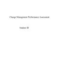 C721 Change Management Performance Assessment &vert; WGU Task Passed with Distinction&comma; Attempt 2 &ndash; Study Guide