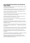 AIRAF COMPREHENSIVE EXAM UPDATED ACTUAL QUESTIONS AND&NewLine;CORRECT ANSWERS