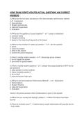 AIRAF EXAM SCRIPT UPDATED ACTUAL QUESTIONS AND CORRECT&NewLine;ANSWERS