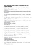 AIRAF EXAM STUDY GUIDE UPDATED ACTUAL QUESTIONS AND&NewLine;CORRECT ANSWERS