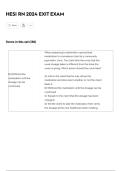 HESI RN Exit Exam Study Guide & Review