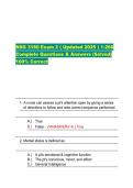 NSG 3160 Exam 2 Study Guide & Review