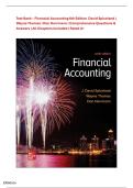 Test Bank &ndash; Financial Accounting 6th Edition&NewLine;David Spiceland &vert; Wayne Thomas &vert; Don Herrmann &vert; Comprehensive Questions & Answers &vert; All Chapters Included &vert; Rated A&plus;