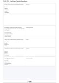 PATH 370 Final Exam Practice Questions 2026&sol;2027 &vert; Pathophysiology Practice Questions&comma; Study Guide & Exam Review