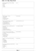PATHO 370 Final Exam Review 2026&sol;2027 &vert; Pathophysiology Study Guide&comma; Practice Questions & Exam Prep