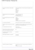 PATH 370 Final Exam 2026&sol;2027 &vert; Pathophysiology Study Guide&comma; Practice Questions & Exam Review