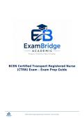 BCEN Certified Transport Registered Nurse &lpar;CTRN&rpar; Exam &ndash; Exam Prep Guide