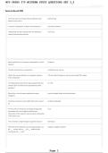 WCU PATHO 370 Midterm Study Questions Set 3-5 2026&sol;2027 &vert; Pathophysiology Study Guide&comma; Practice Questions & Exam Review