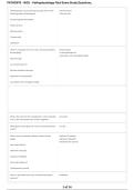 PATHO 370 WCU Pathophysiology Final Exam Study Questions 2026&sol;2027 &vert; Study Guide&comma; Practice Questions & Exam Review