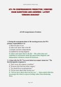 ATI- PN COMPREHENSIVE PREDICTOR &vert; VERIFIED EXAM QUESTIONS AND ANSWERS - LATEST VERSION 2026&sol;2027&NewLine;&NewLine;