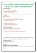NU 170 EXAM 1&comma; 2&comma; 3 AND 4 MATERNAL-CHILD NURSING &vert; GALEN COLLEGE &vert; HIGH-YIELD QS & RATIONALES 2026&sol;2027