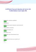 AANP Boards Exam and &lpar;&vert; Questions and Answers with&NewLine;Verified Solutions &vert; Latest Update 2026&NewLine;