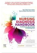 Test Bank for Nursing Diagnosis Handbook&comma; 13th Edition&colon; An Evidence-Based Guide to Planning Care by Mary Beth Flynn Makic and Marina Reyna Martinez Kratz