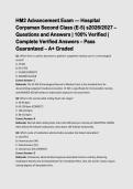 HM2 Advancement Exam &ndash; Hospital Corpsman Second Class &lpar;E-5&rpar; 2026&sol;2027 &ndash; Comprehensive Practice Questions and Answers
