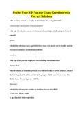 Pocket Prep RD Practice Exam Questions with&NewLine;Correct Solutions