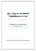 WGU D589 Chronic and Infectious Diseases Objective Assessment&NewLine;Comprehensive Study Guide &vert; HLTH 3600 &vert; 2026 Updated &vert; OA&NewLine;Exam Prep &vert; &vert; just released &period; 