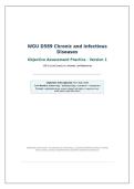 WGU D589 Chronic and Infectious Diseases Objective&NewLine;Assessment V1 &vert; 150 Questions and Correct Answers&NewLine;with Rationales &vert; HLTH 3600 &vert; 2026 Updated &period; 