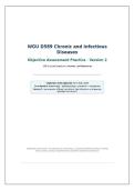 WGU D589 Chronic and Infectious Diseases Objective Assessment&NewLine;V2 &vert; 150 Questions & Correct Answers with Rationales &vert; HLTH&NewLine;3600 &vert; 2026 Updated &vert; &vert; just released &period;