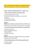 OSCP&plus; Certification Exam 2026&sol;2027 &vert; Complete Penetration &NewLine;Testing Practice Questions&comma; Answers & Detailed Rationales 