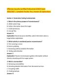 Offensive Security Certified Professional &lpar;OSCP&rpar; Exam &NewLine;2026&sol;2027 &vert; Complete Practice Test&comma; Answers & Explanations 