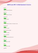 ABFM In training exam pearls 100&percnt; Verified Questions&NewLine;& Answers&NewLine;