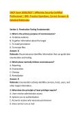 OSCP Exam 2026&sol;2027 &vert; Offensive Security Certified &NewLine;Professional &vert; 300&plus; Practice Questions&comma; Correct Answers & &NewLine;Detailed Rationales 