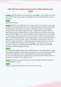 ABSA 3A2 Exam Questions and Answers Verified Solutions Latest&NewLine;Update