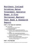 2026&sol;2027 Northern Ireland Drinking Water Treatment Operator Exam&colon; S-Tier Test Bank & DWSP Study Guide
