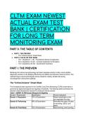 2026&sol;2027 CLTM EXAM TEST BANK &vert; Certified Long Term Monitoring &lpar;ABRET&rpar; &vert; S-Tier Clinical Scenarios & Rationales