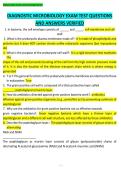 Diagnostic Microbiology Exam Questions and Answers Chapters 1&ndash;2 by Connie R&period; Mahon &vert; Complete Study Guide PDF &vert; Latest Updated 2025&ndash;2026
