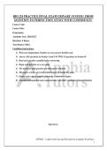 BIO 224 PRACTICE FINAL EXAM URINARY SYSTEM &vert; FROM QUESTION TO PERFECTION&vert; STUDY WITH CONFIDENCE&excl;