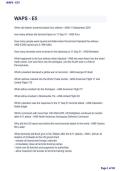WAPS E5 Study Guide&comma; Practice Questions&comma; Answers & Exam Review 2026&sol;2027