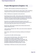 Project Management Chapters 1&ndash;5 &vert; Study Guide&comma; Practice Questions&comma; Answers & Exam Review 2026&sol;2027