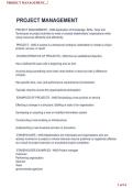 Project Management &vert; Study Guide&comma; Practice Questions&comma; Answers & Exam Review 2026&sol;2027