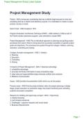 Project Management Study &vert; Study Guide&comma; Practice Questions&comma; Answers & Exam Review 2026&sol;2027