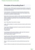 Principles of Accounting Exam 1 &vert; Study Guide&comma; Practice Questions&comma; Answers & Exam Review 2026&sol;2027