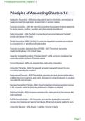 Principles of Accounting Chapters 1&ndash;2 &vert; Study Guide&comma; Practice Questions&comma; Answers & Exam Review 2026&sol;2027