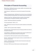 Principles of Financial Accounting &vert; Study Guide&comma; Practice Questions&comma; Answers & Exam Review 2026&sol;2027